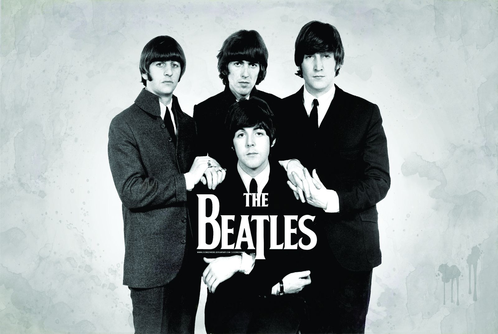 Iconic Beatles Group Portrait Wall Art