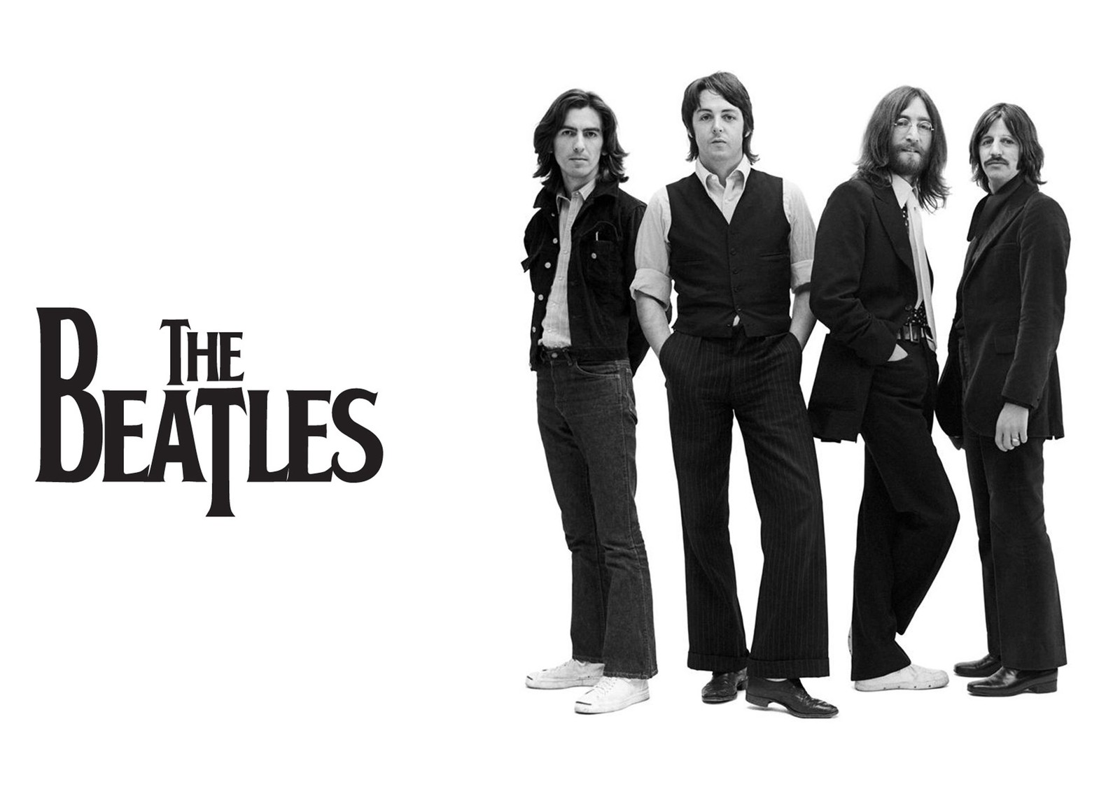 Iconic Beatles Band Photo Wall Art