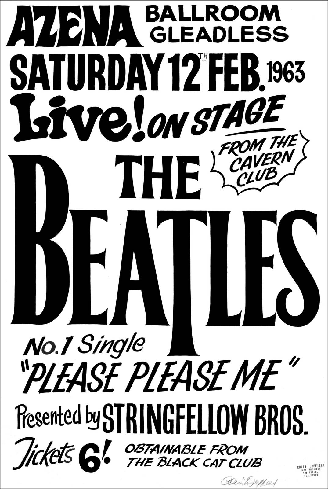 The Beatles 1963 Cavern Club Wall Art
