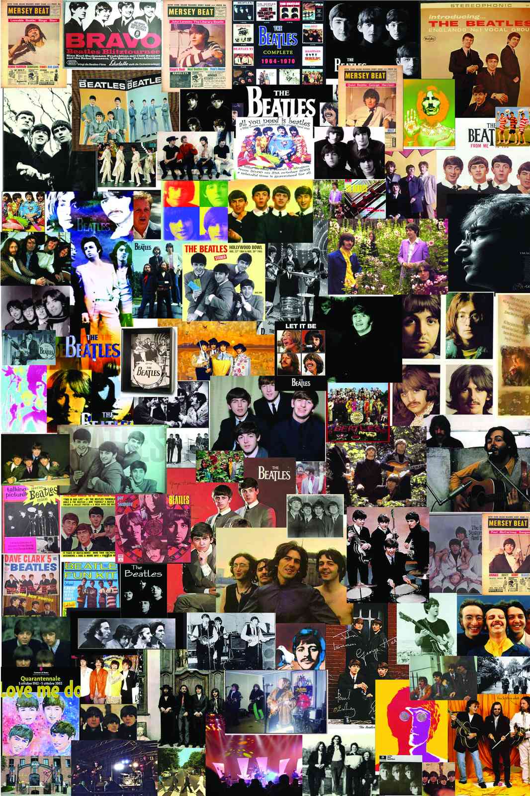 The Beatles Iconic Collage Wall Art