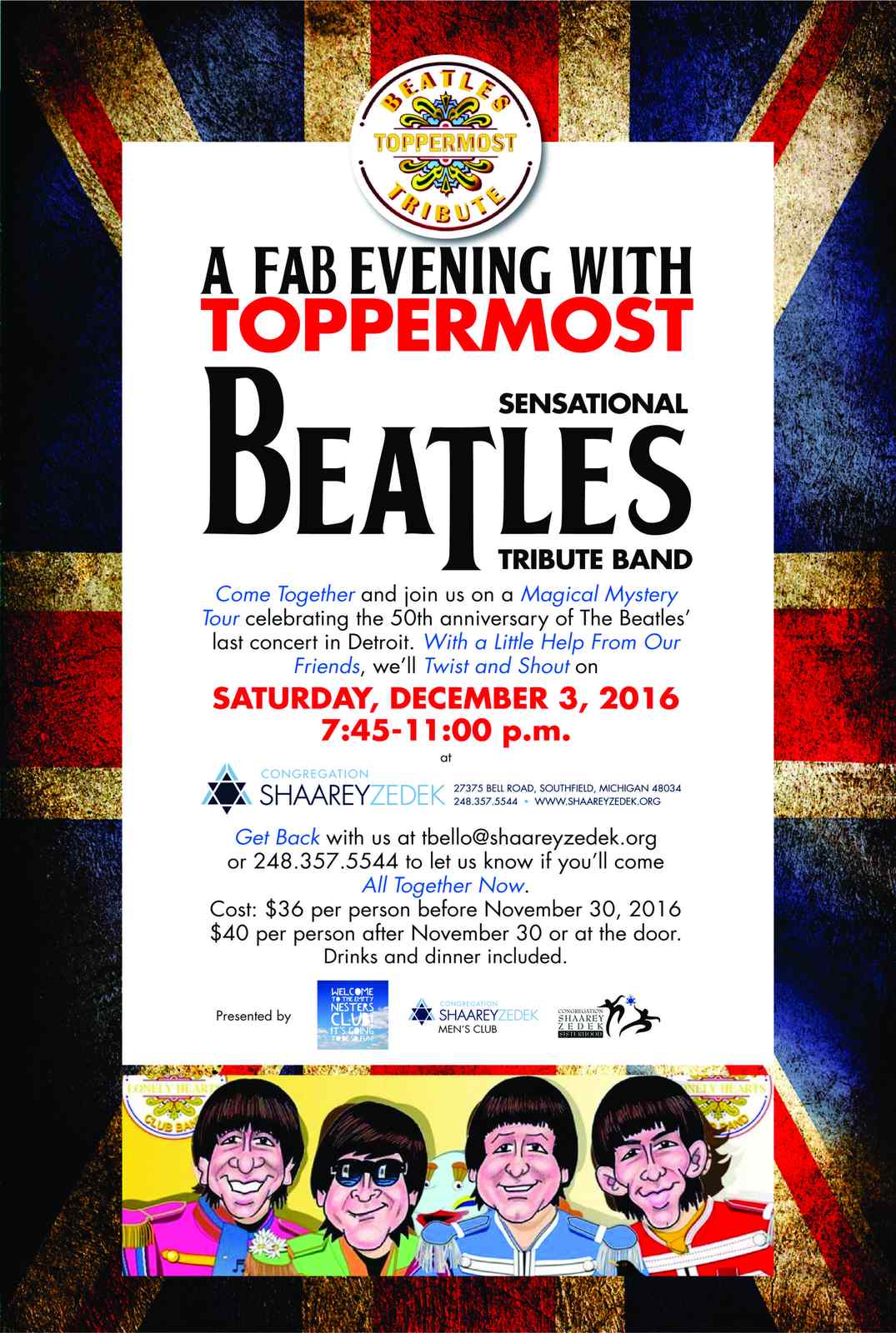 Fab Beatles Tribute Night Wall Art