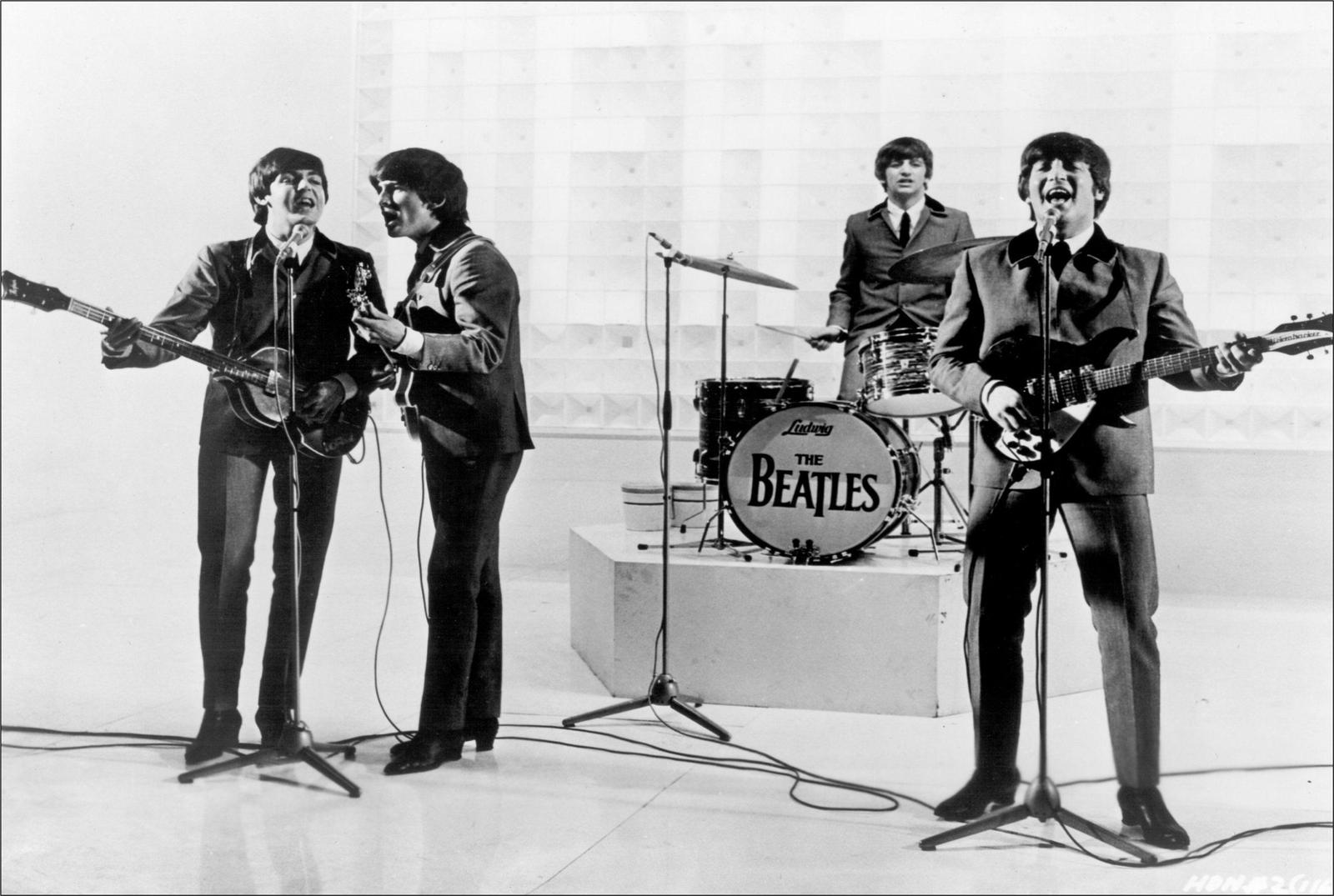 Iconic Beatles Performance Wall Art