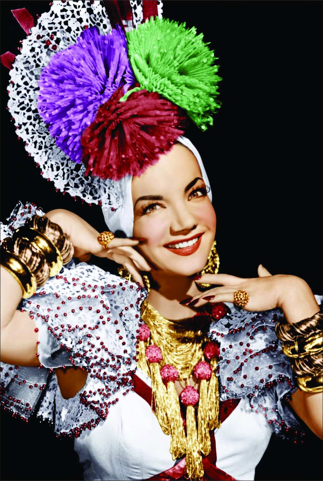 Vintage Latina Dancer Glamour Wall Art