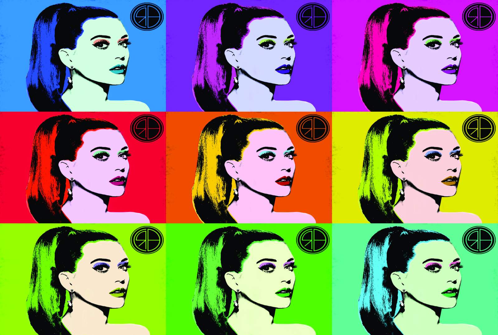 Vibrant Pop Art Portrait Wall Art