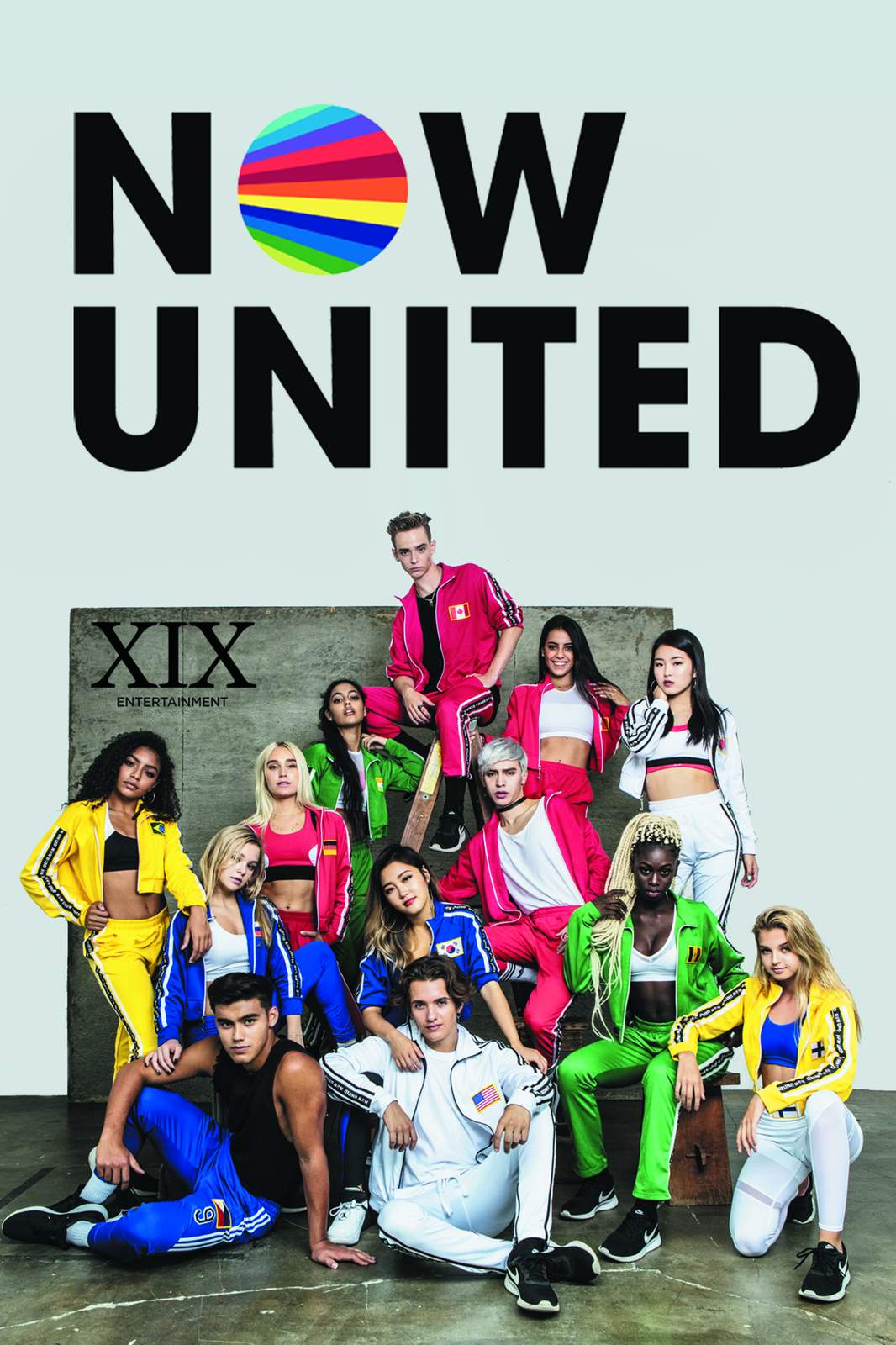 Now United Pop Group Colorful Athleisure Wall Art