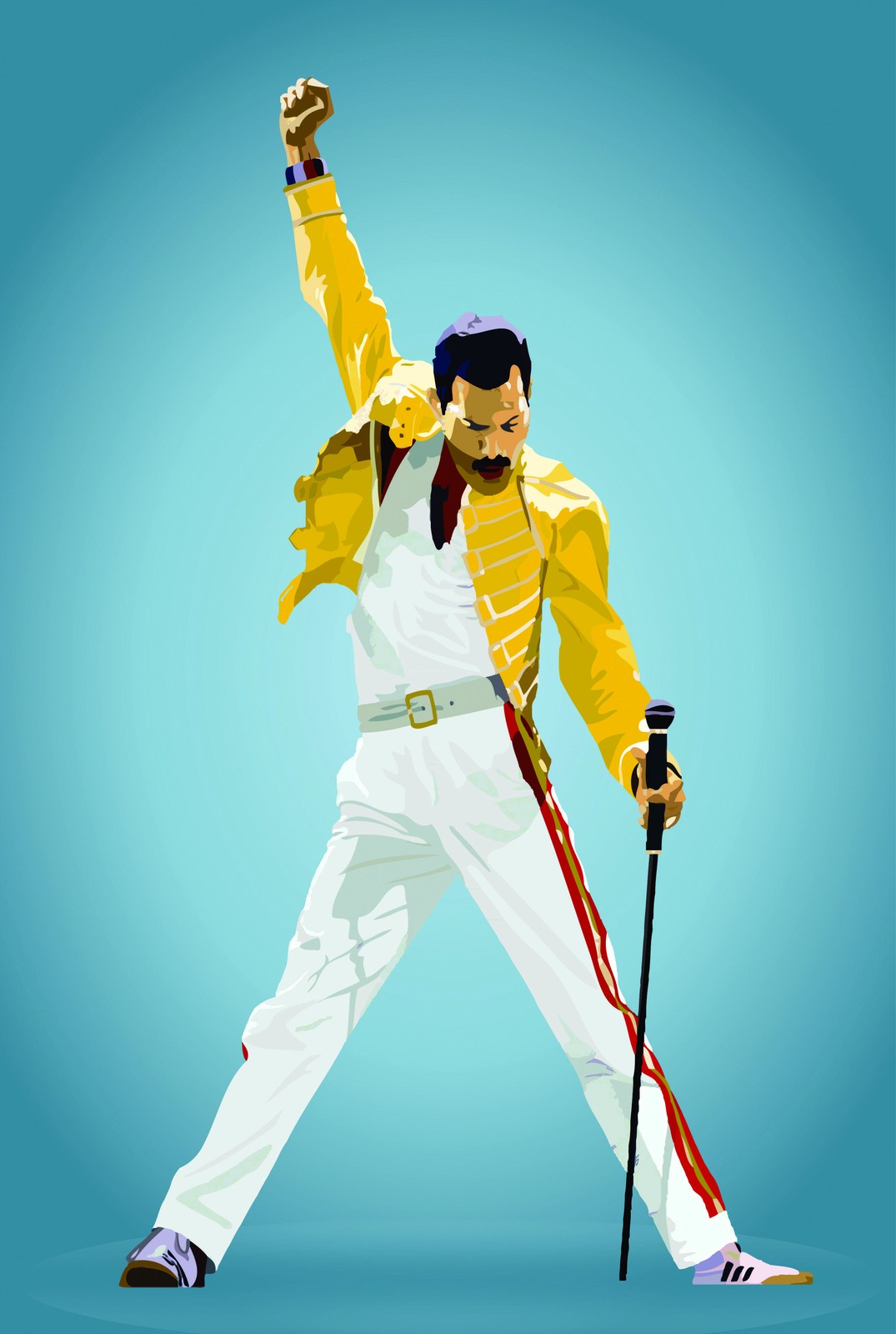 Iconic Freddie Mercury "Legend" Wall Art