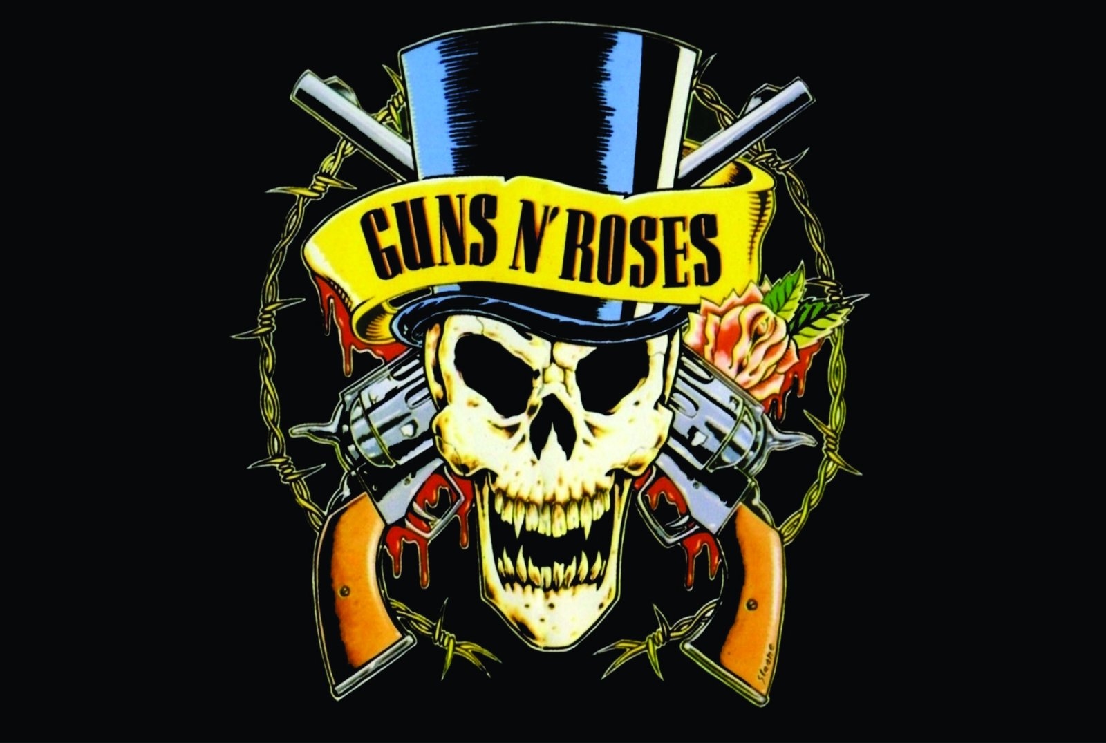 Guns N' Roses Skull Logo Wall Art