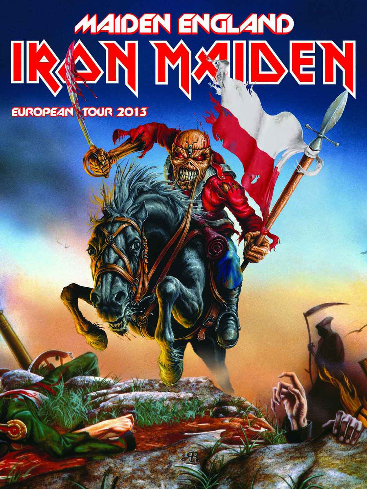 Iron Maiden "Maiden England" Tour Art Wall Art