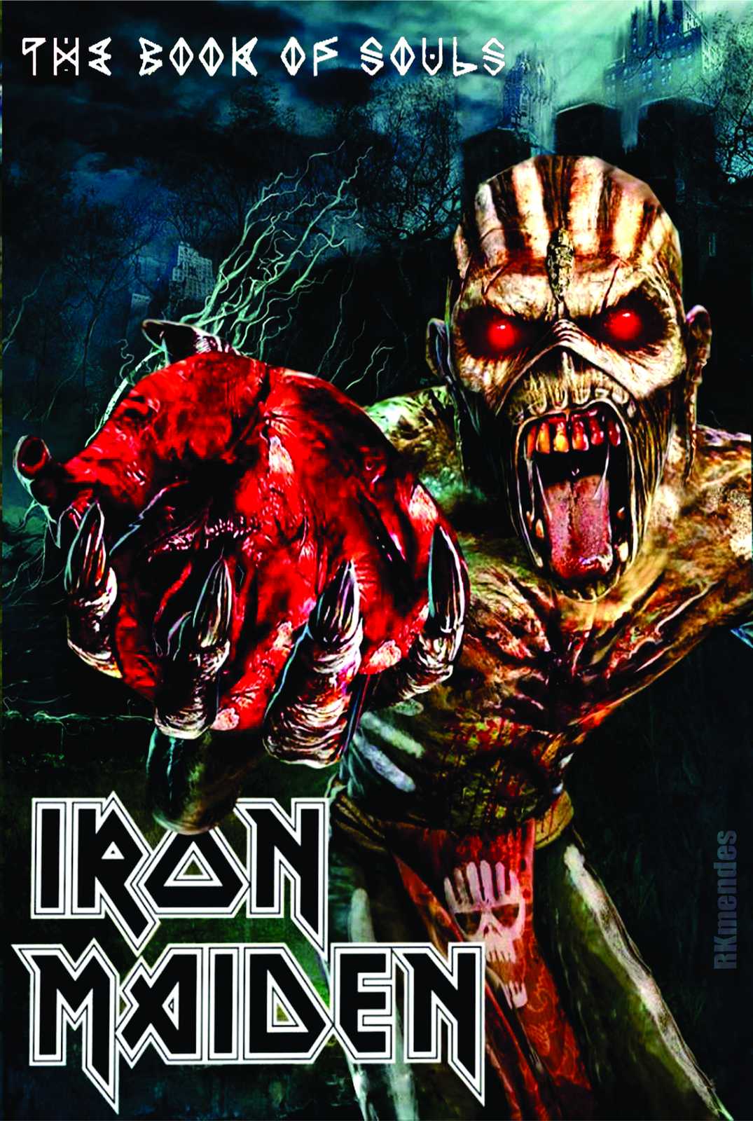 Iron Maiden Book of Souls Rock Band Wall Art