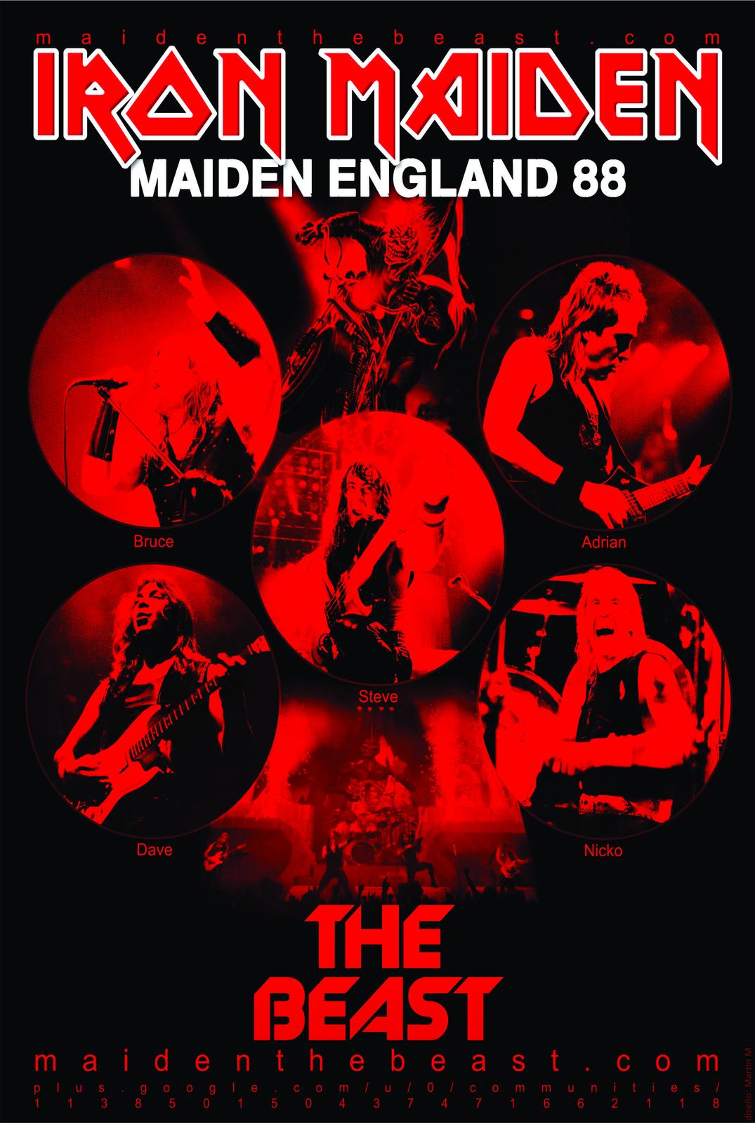 Iron Maiden England '88 Tour Wall Art