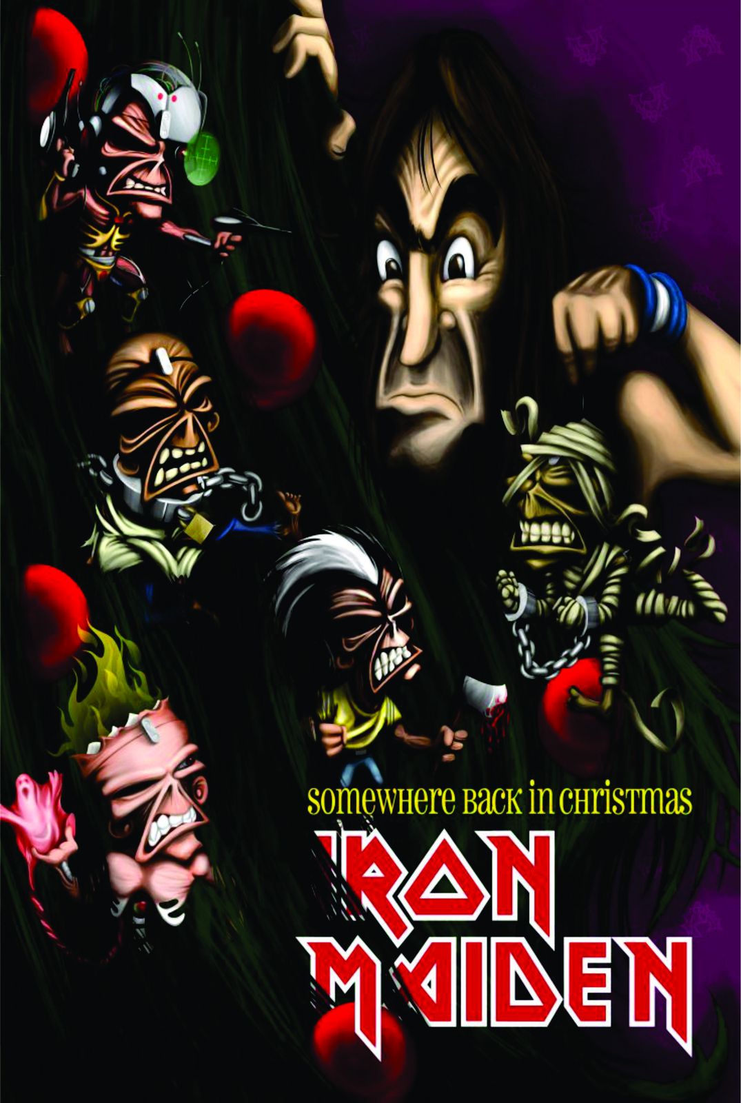 Iron Maiden "Somewhere Back" Eddie Wall Art