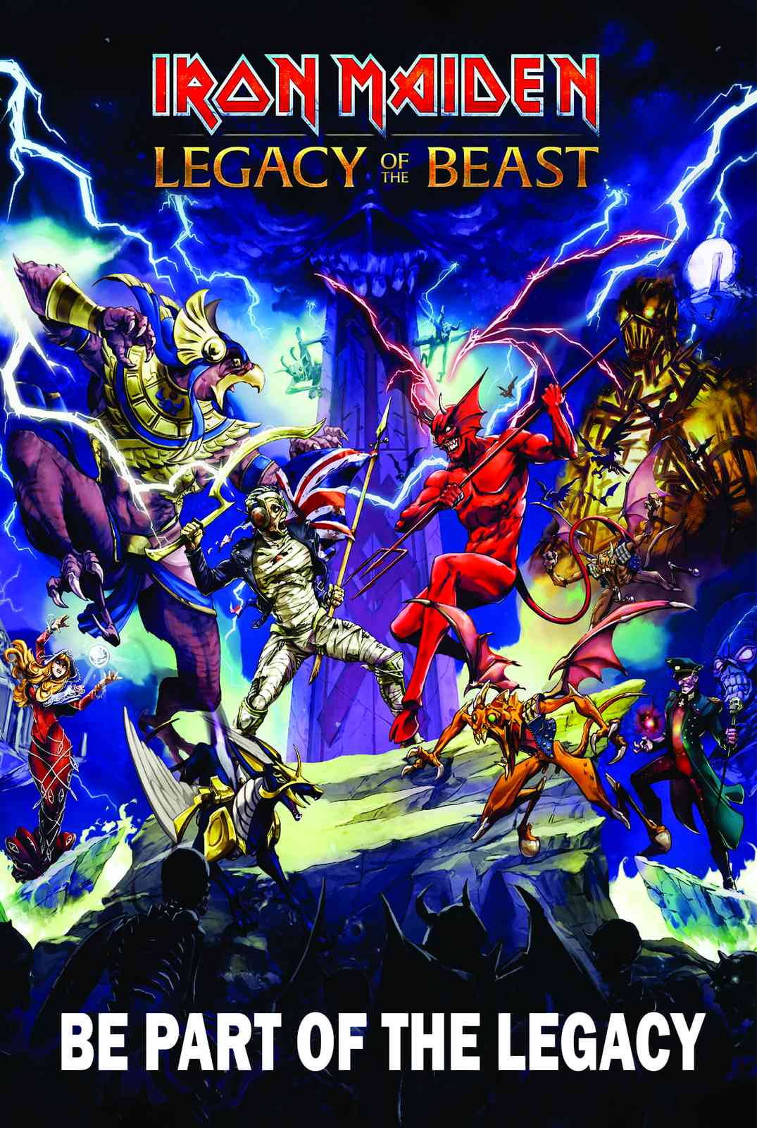 Iron Maiden Legacy of the Beast Epic Battle Wall Art
