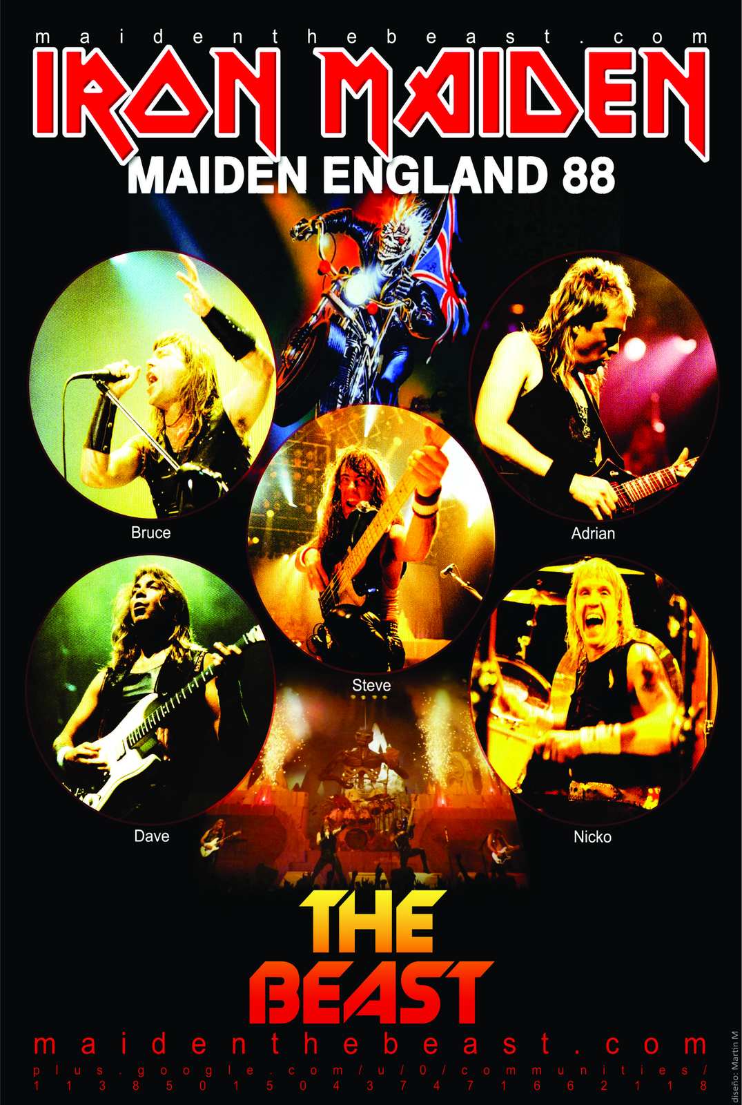 Iron Maiden "Maiden England 88" Wall Art