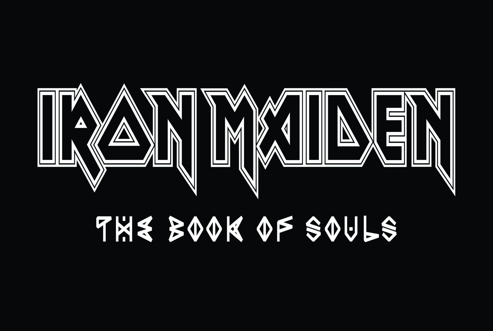 Iron Maiden Book of Souls Logo Wall Art