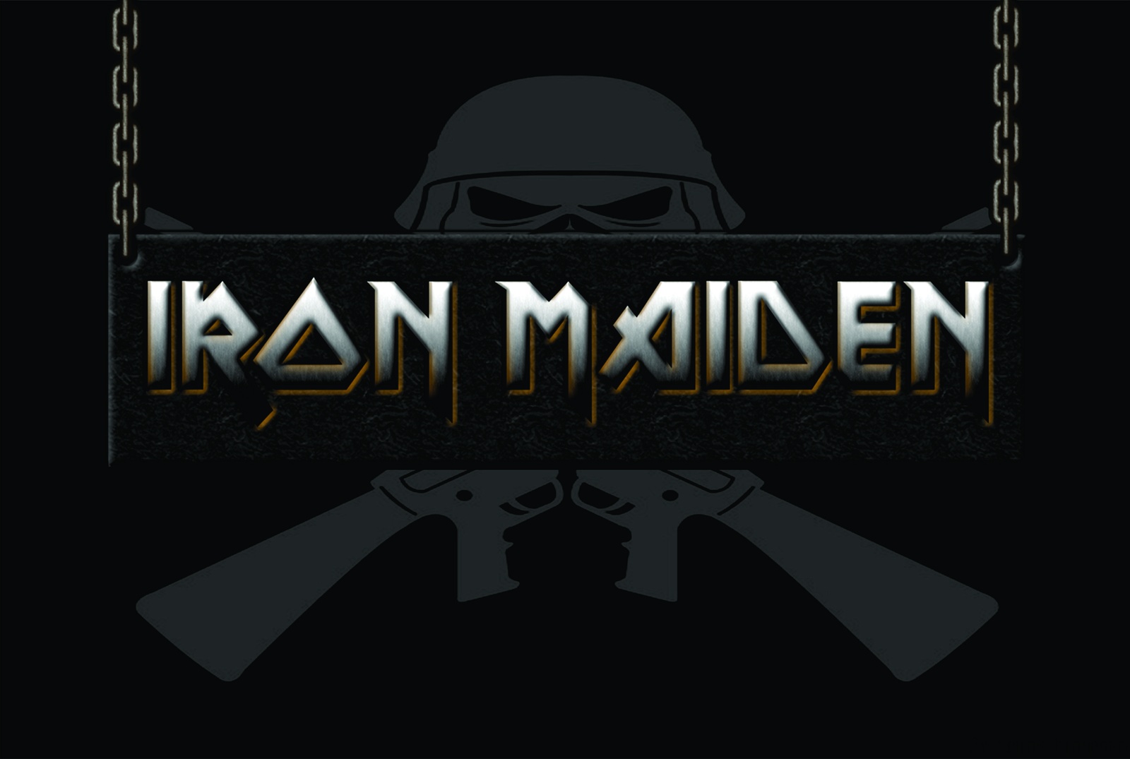 Iron Maiden Logo Heavy Metal Rock Wall Art