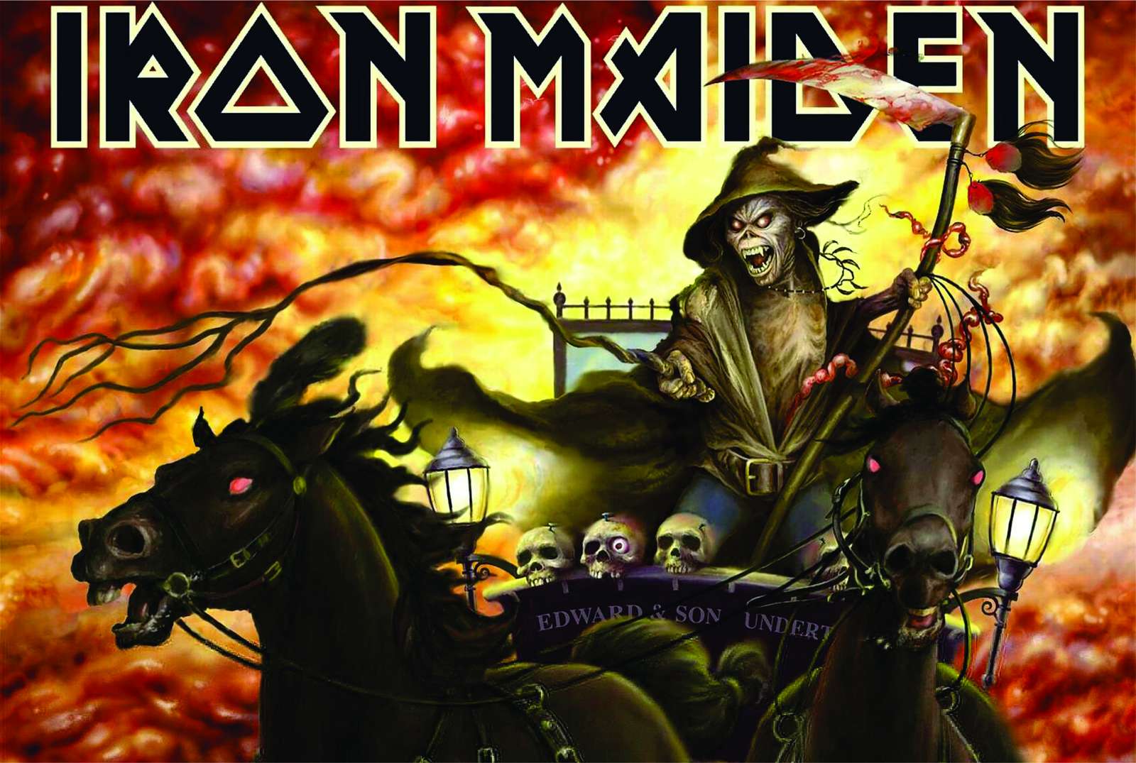 Iron Maiden "Edward & Son Undertaker" Wall Art
