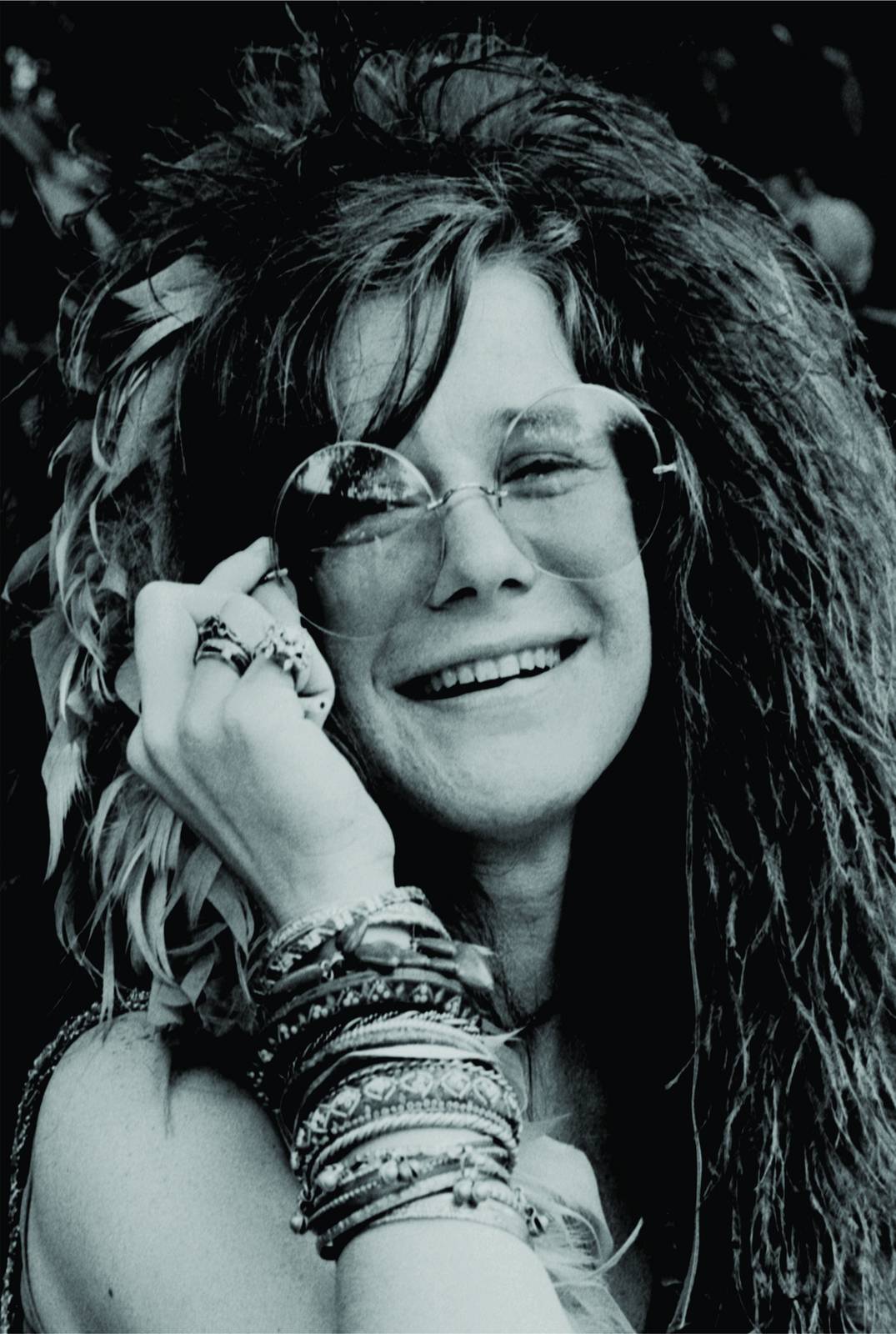 Iconic Janis Joplin Smile Wall Art