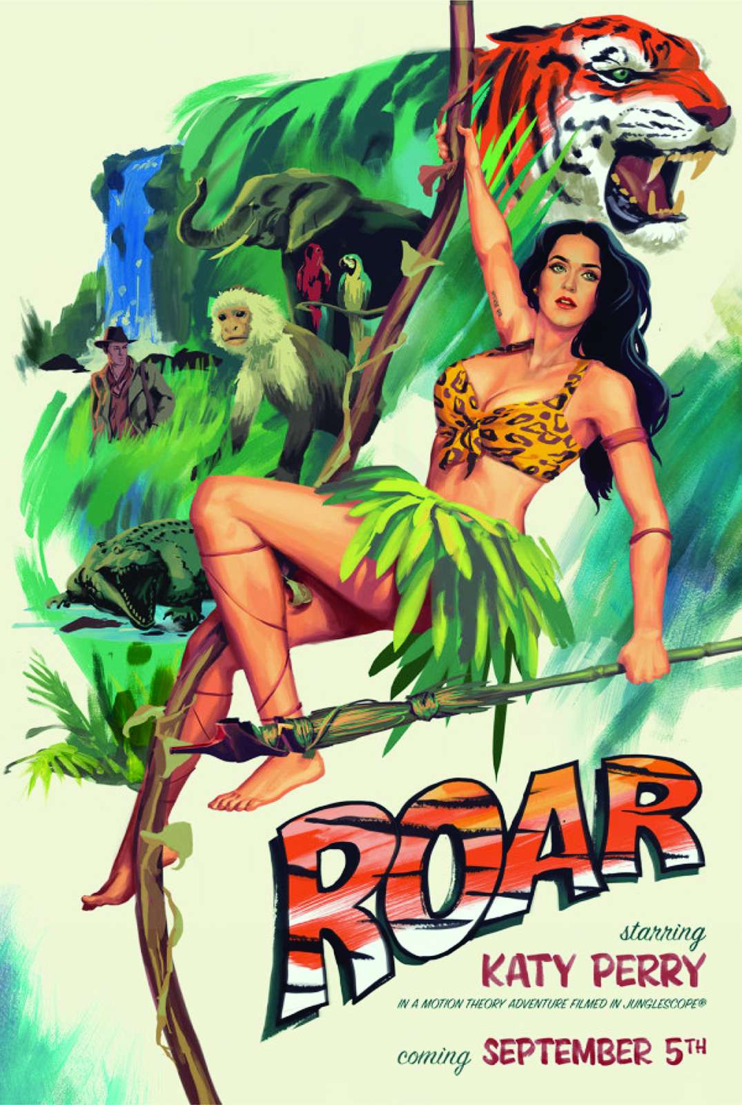 Katy Perry Roar Jungle Adventure Wall Art