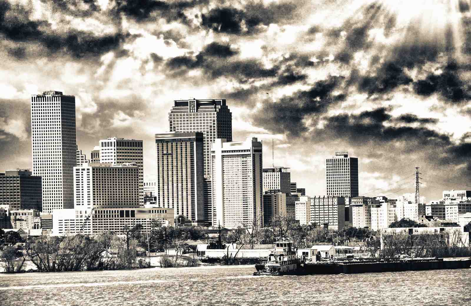 Dramatic New Orleans Skyline Wall Art