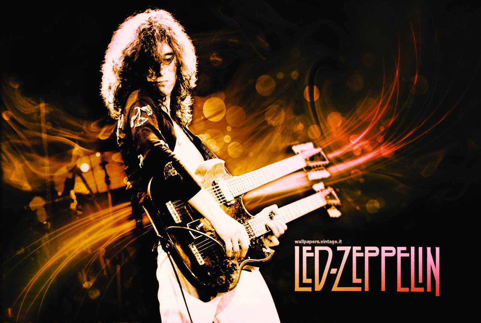 Jimmy Page Led Zeppelin Double Neck Guitar Wall Art