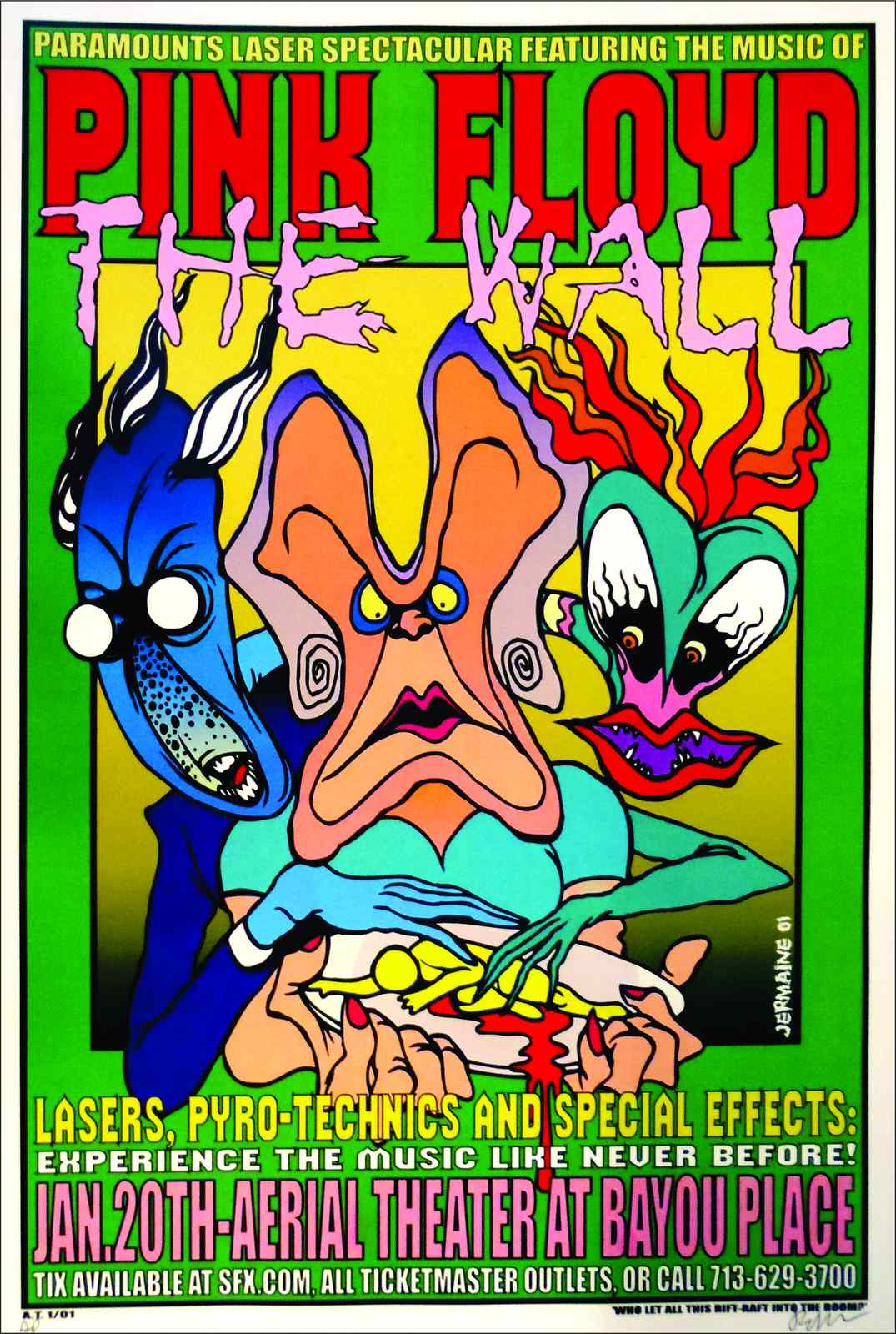 Psychedelic Pink Floyd The Wall Art Wall Art