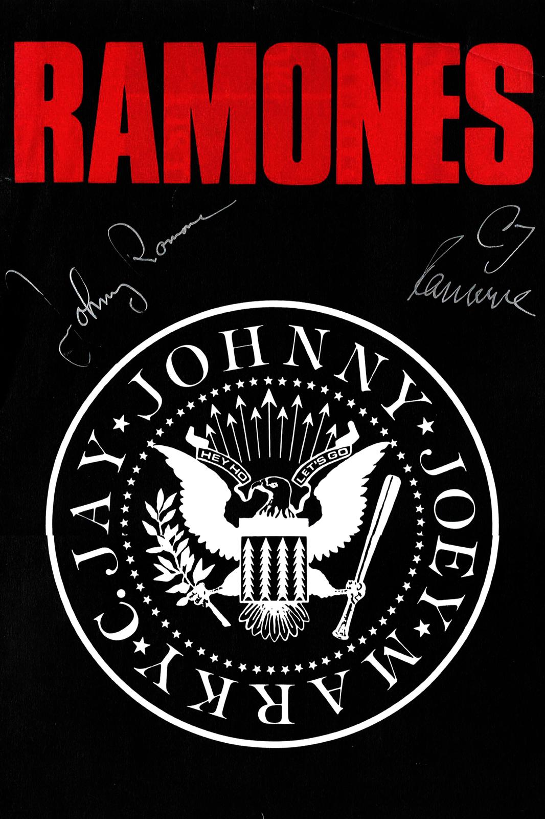 Ramones Hey Ho Let's Go Band Logo Wall Art
