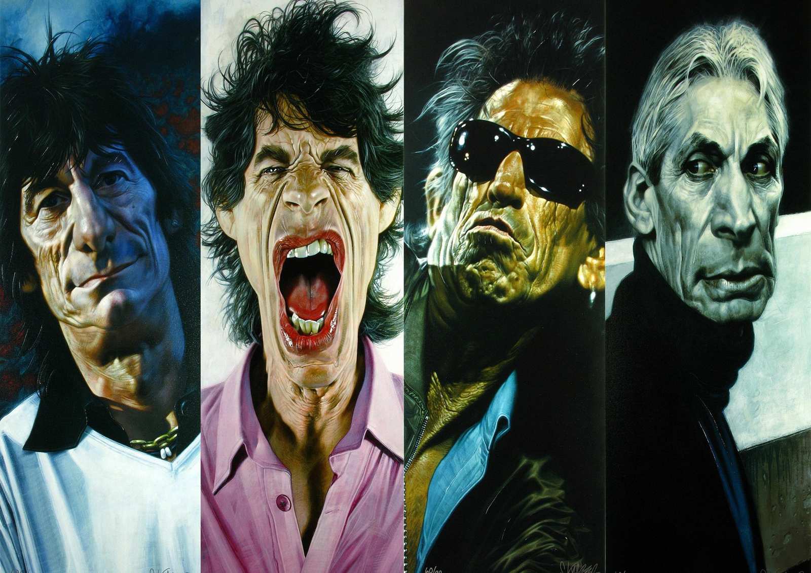 Iconic Rock Legends Portrait Wall Art