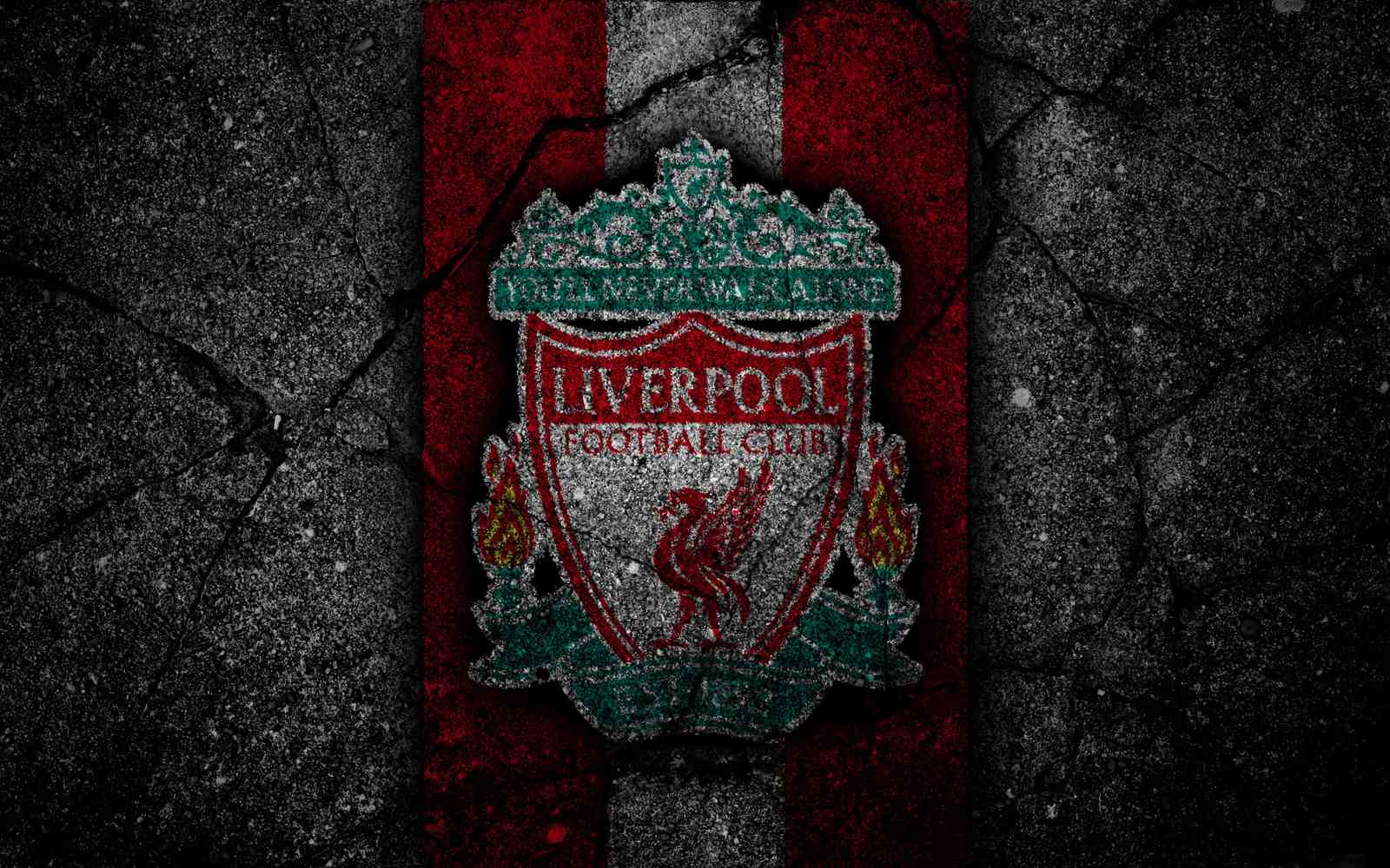 Bold Liverpool FC Grunge Crest Wall Art