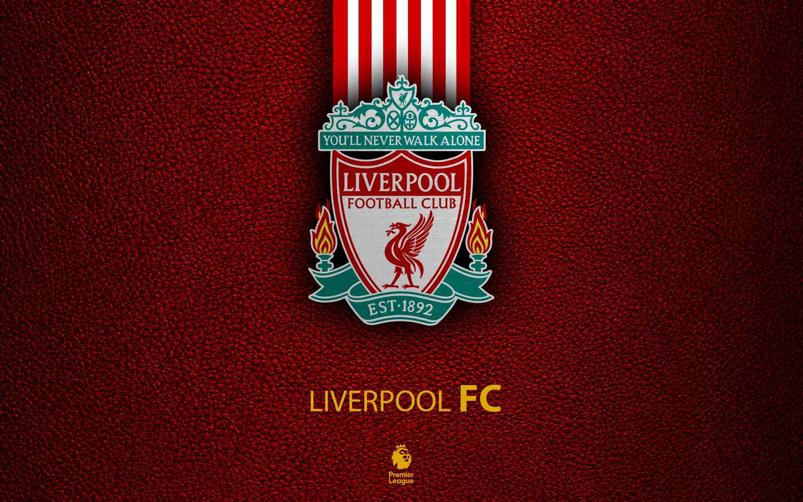 Liverpool FC Crest & "You'll Never Walk Alone" Wall Art