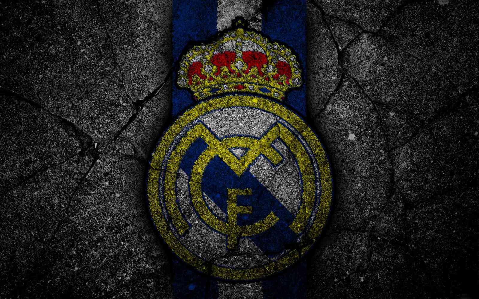 Real Madrid FC Crest Textured Wall Art
