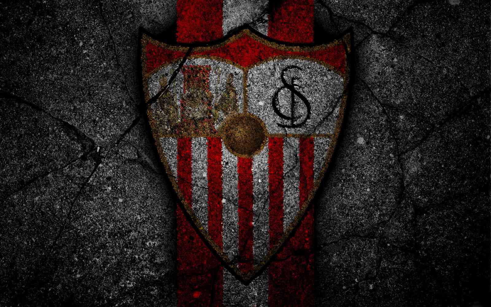 Sevilla FC Crest Grunge Wall Art Wall Art