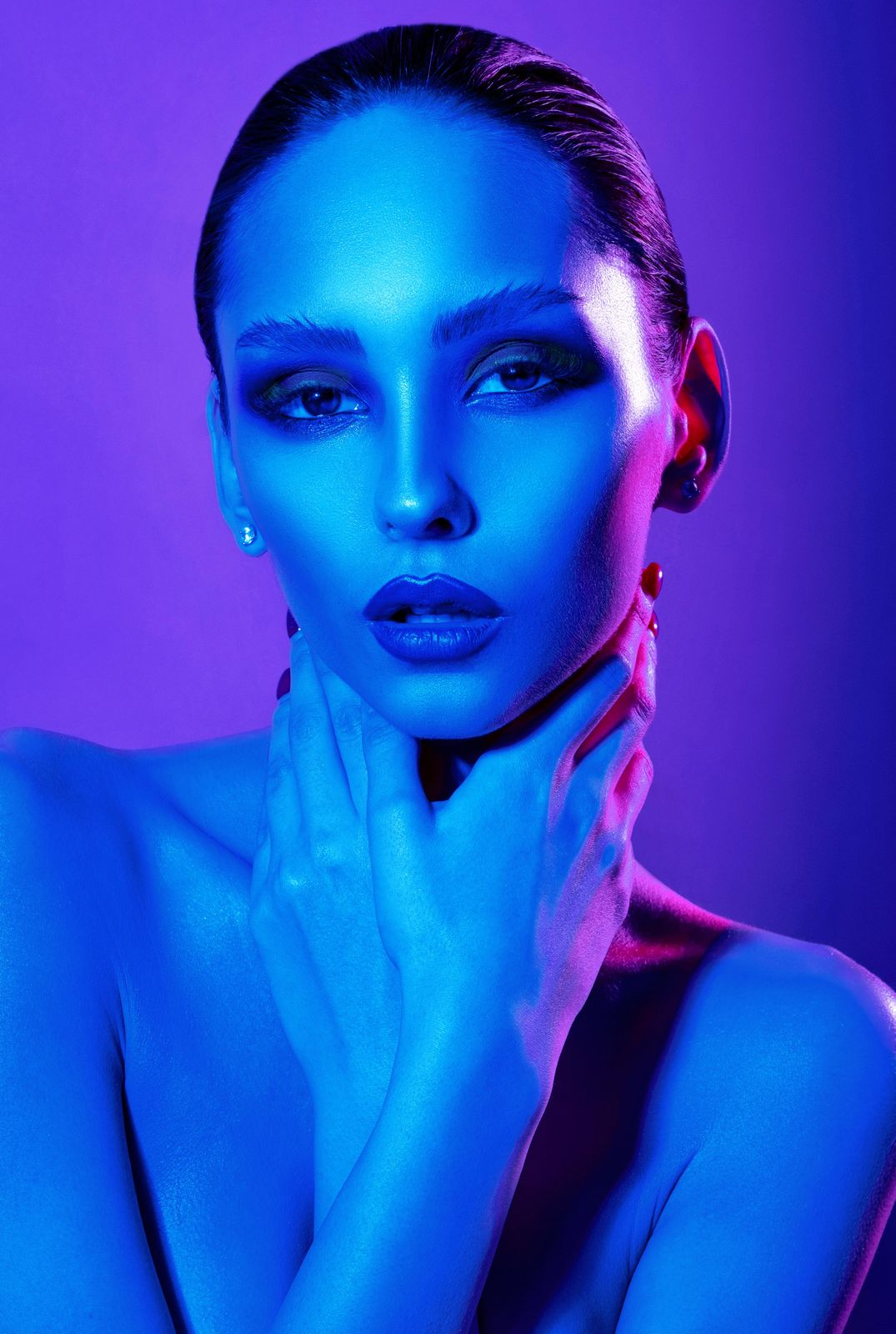 Mystic Blue Portrait 2 Wall Art