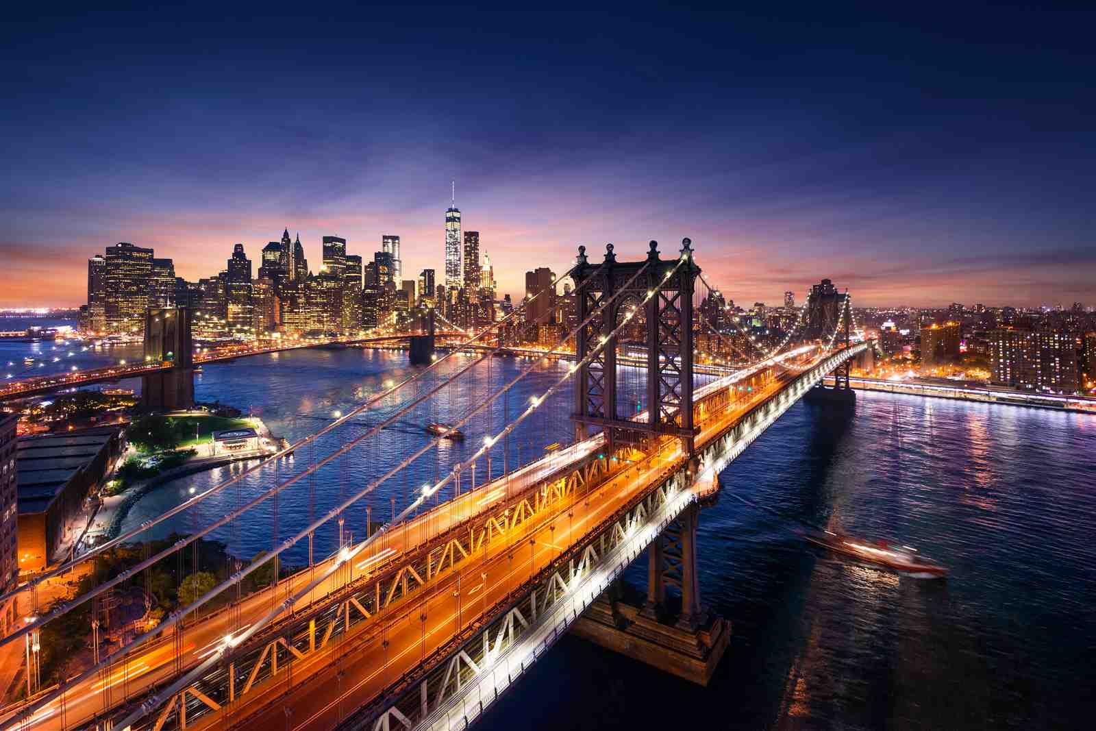 New York City Skyline & Bridge Wall Art