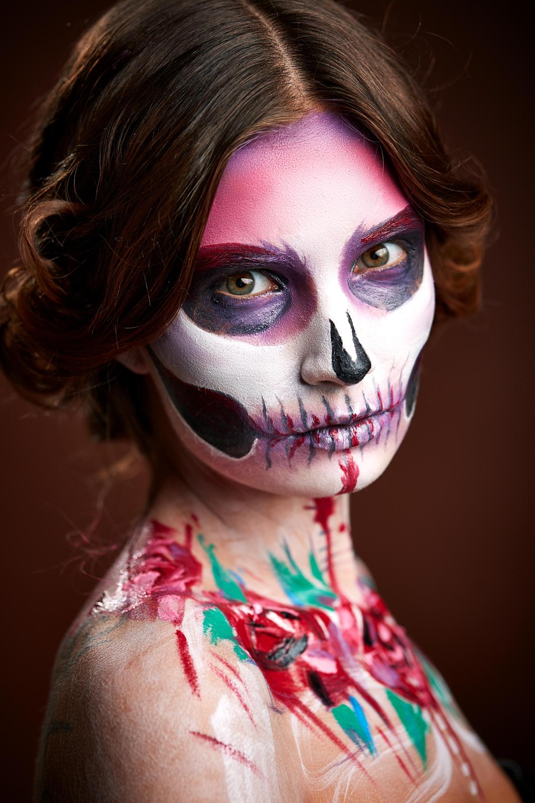 Mystic Sugar Skull Portrait Wall Art
