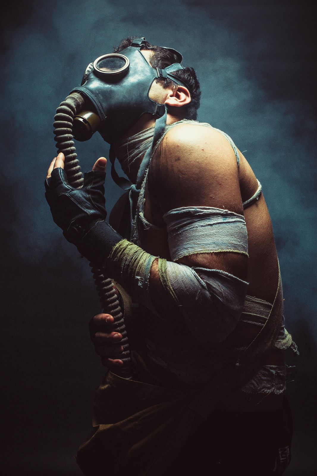 Post-Apocalyptic Survivor Gas Mask Wall Art
