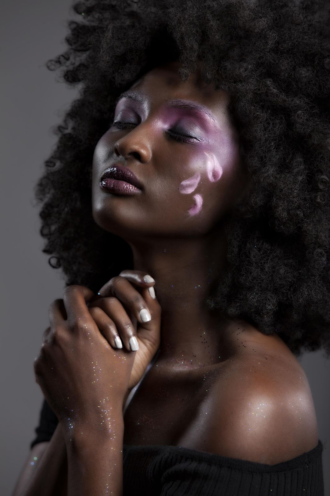 Elegant Woman Makeup Art Wall Art