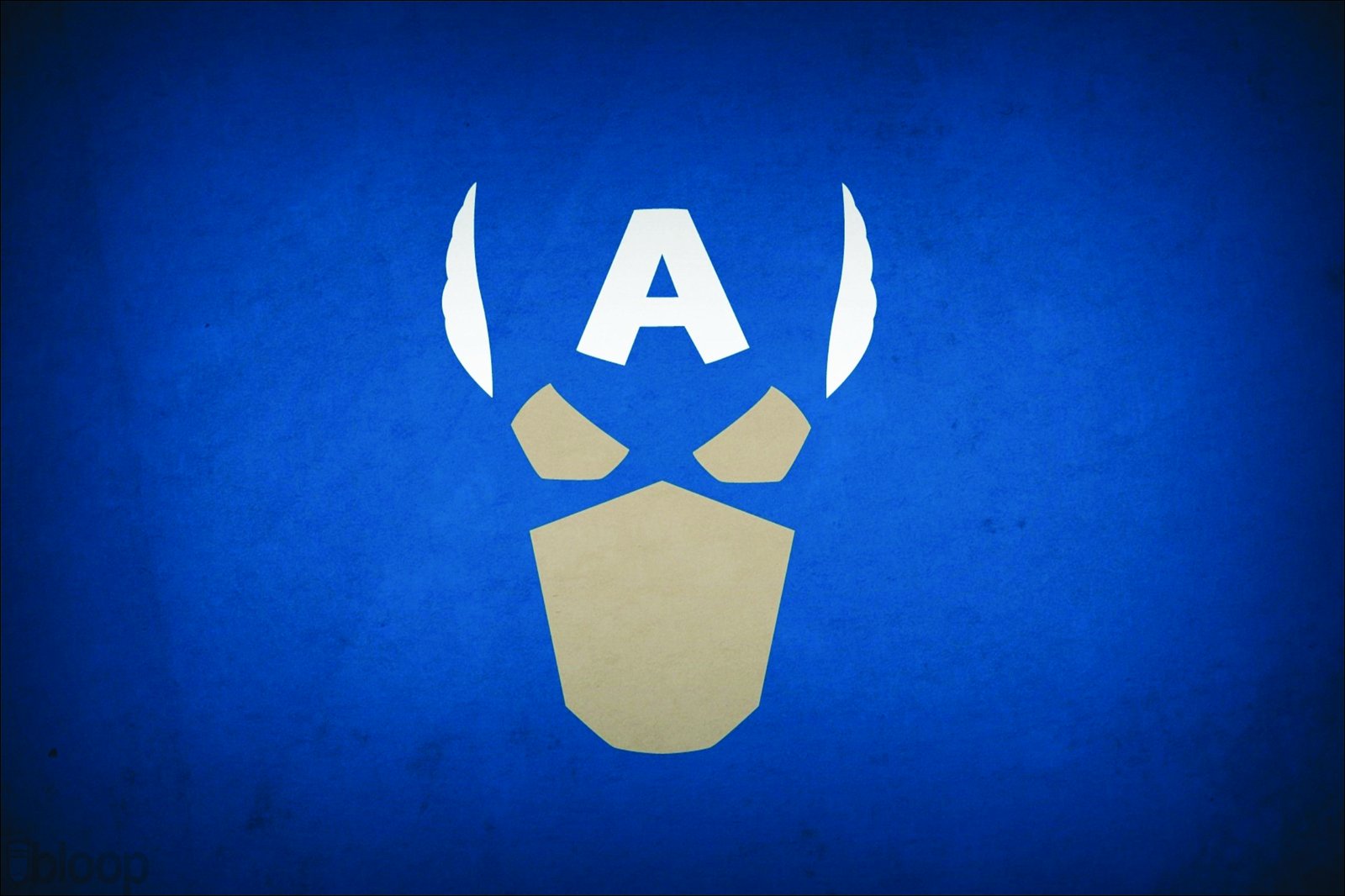 Minimalist Captain America Shield Wall Art