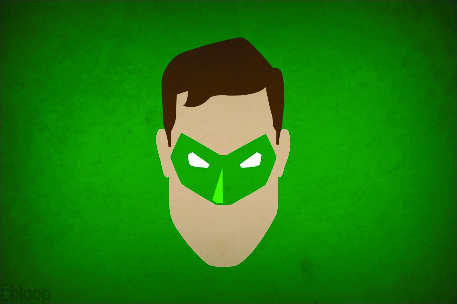 Green Lantern Minimalist Hero Wall Art