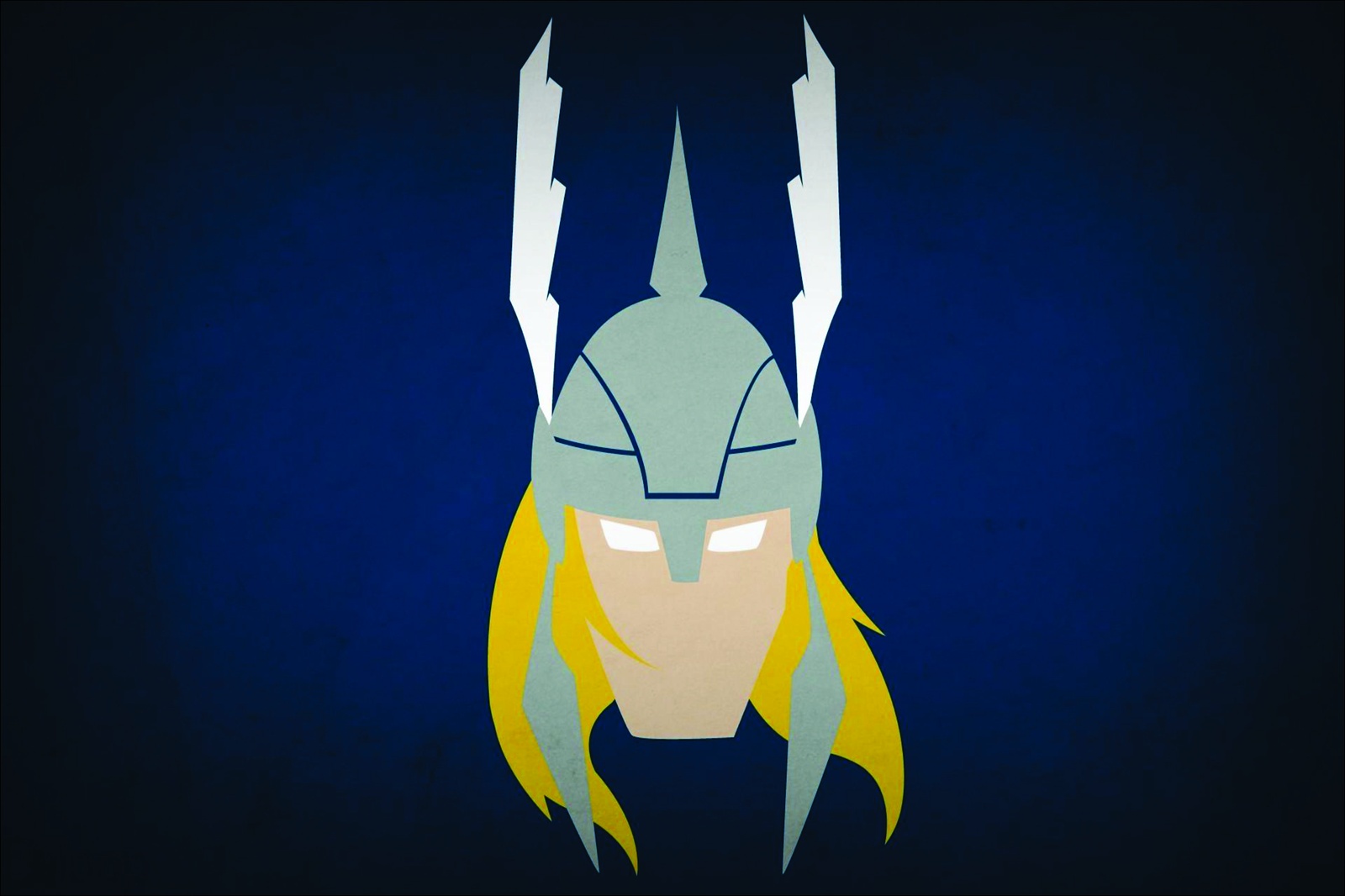 Thor Minimalist Helmet Wall Art