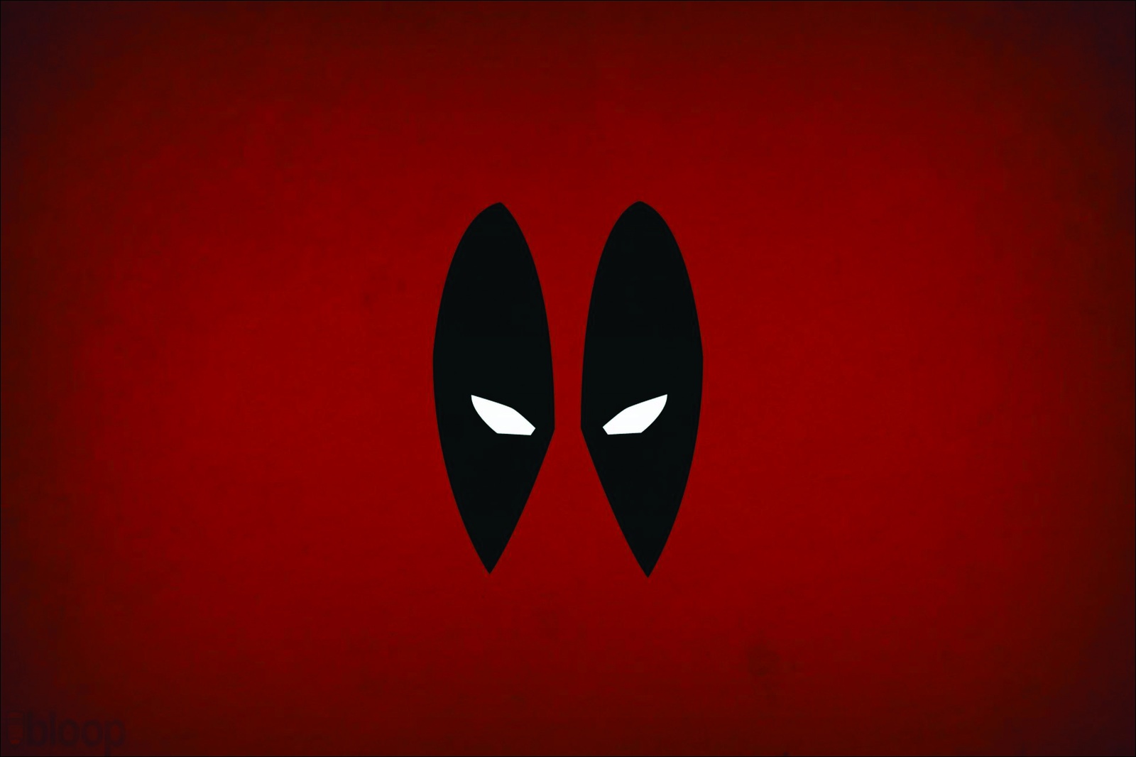 Iconic Deadpool Eyes Minimalist Wall Art