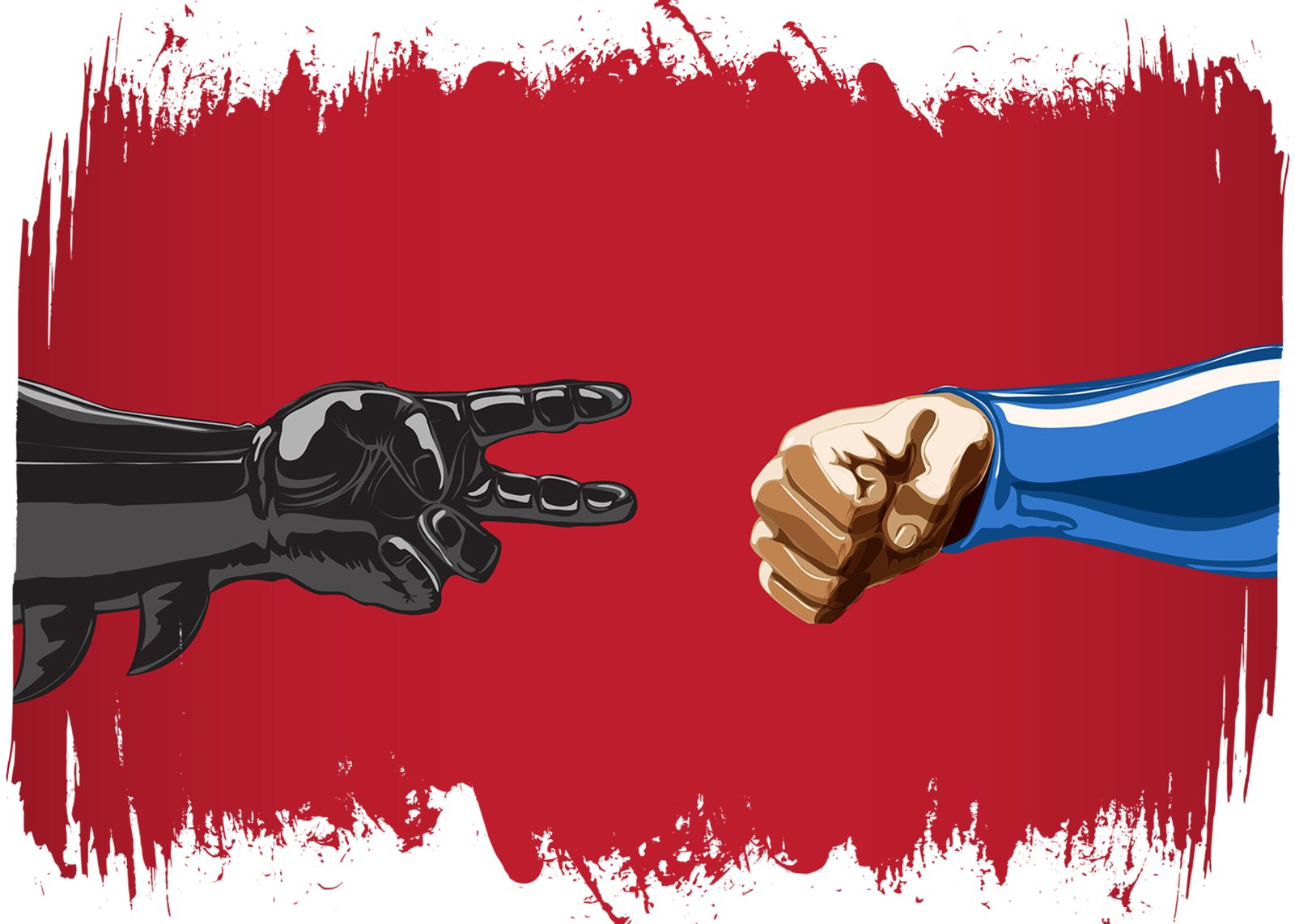 Rock Paper Scissors Dynamic Duo Wall Art