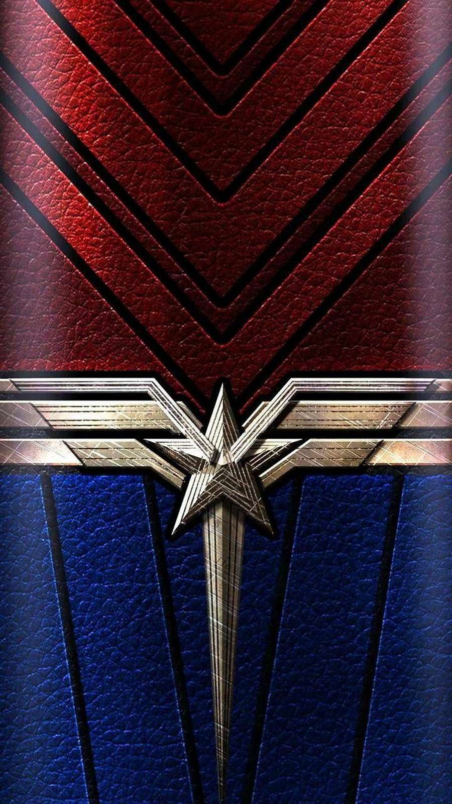 Heroic Star Red Blue Emblem Wall Art