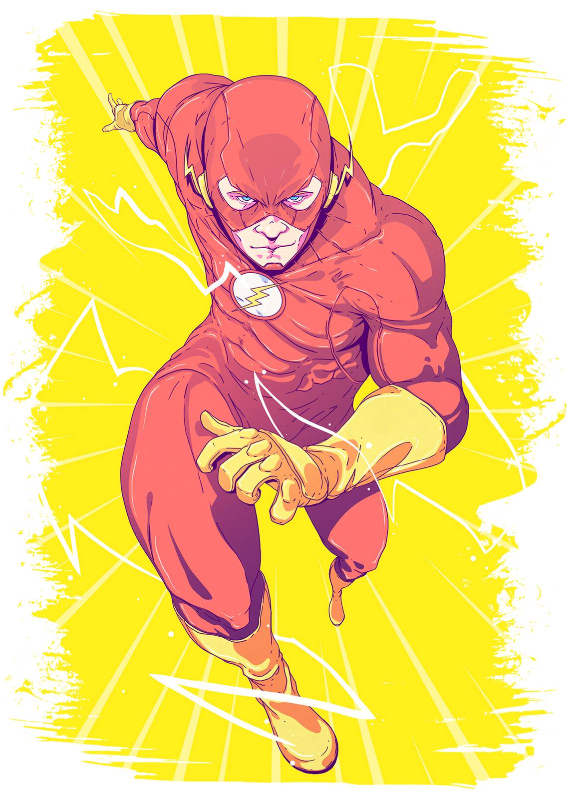 Dynamic Flash "The Fastest Man Alive" Wall Art