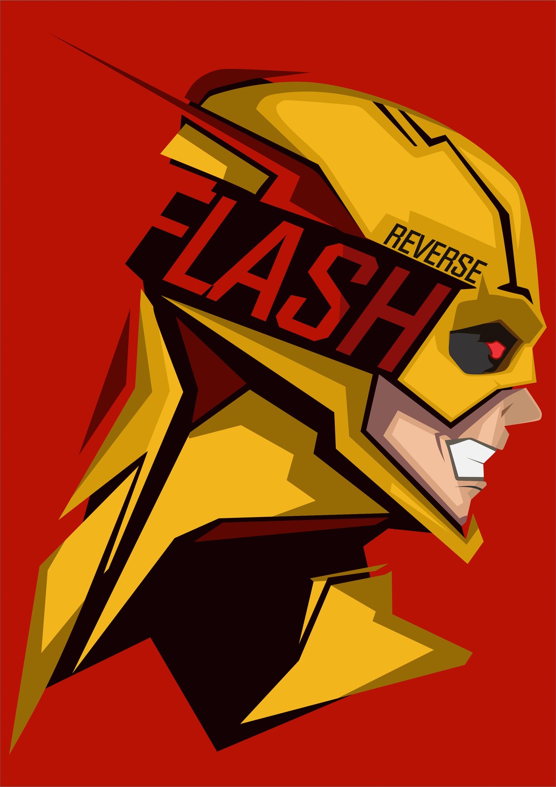 Reverse Flash Bold Pop Art Wall Art
