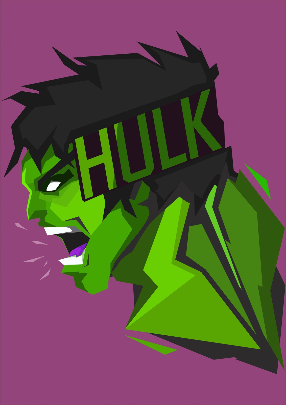 Dynamic Hulk Roar Wall Art