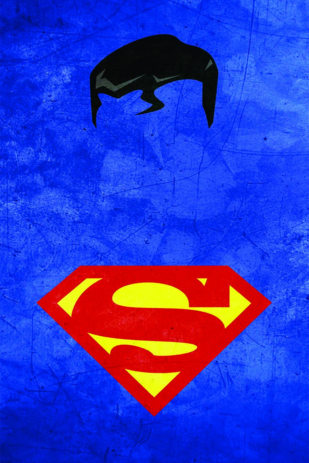 Minimalist Superman Symbol Wall Art