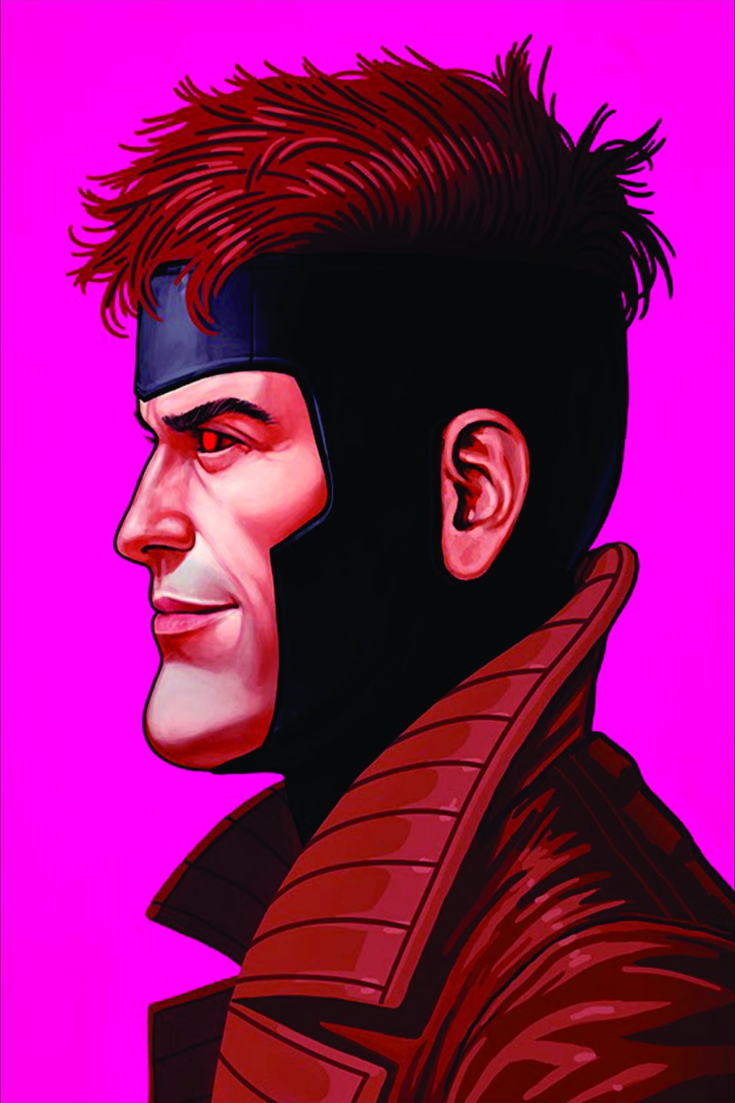 Gambit Comic Portrait Wall Art