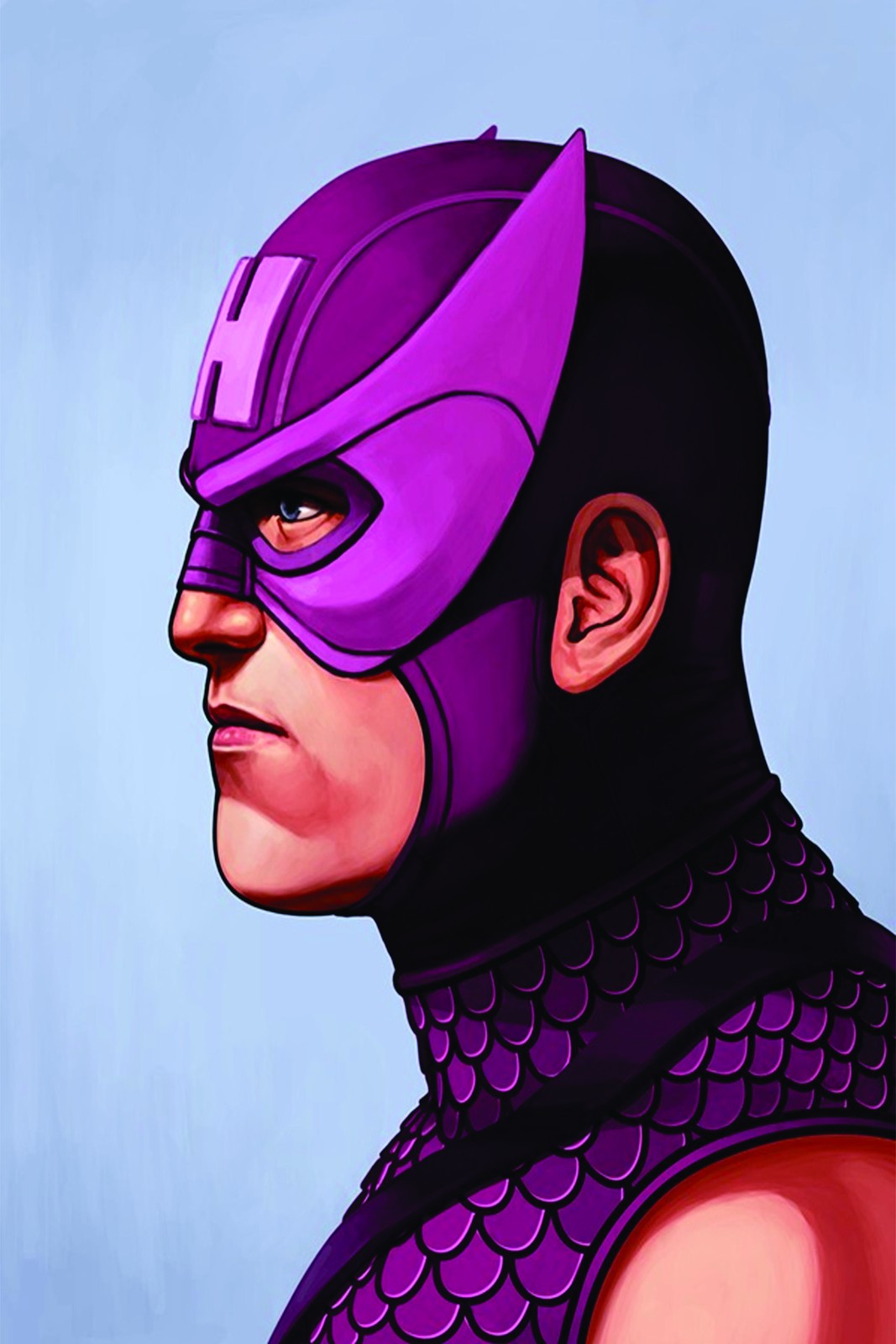 Epic Hawkeye Hero Portrait Wall Art