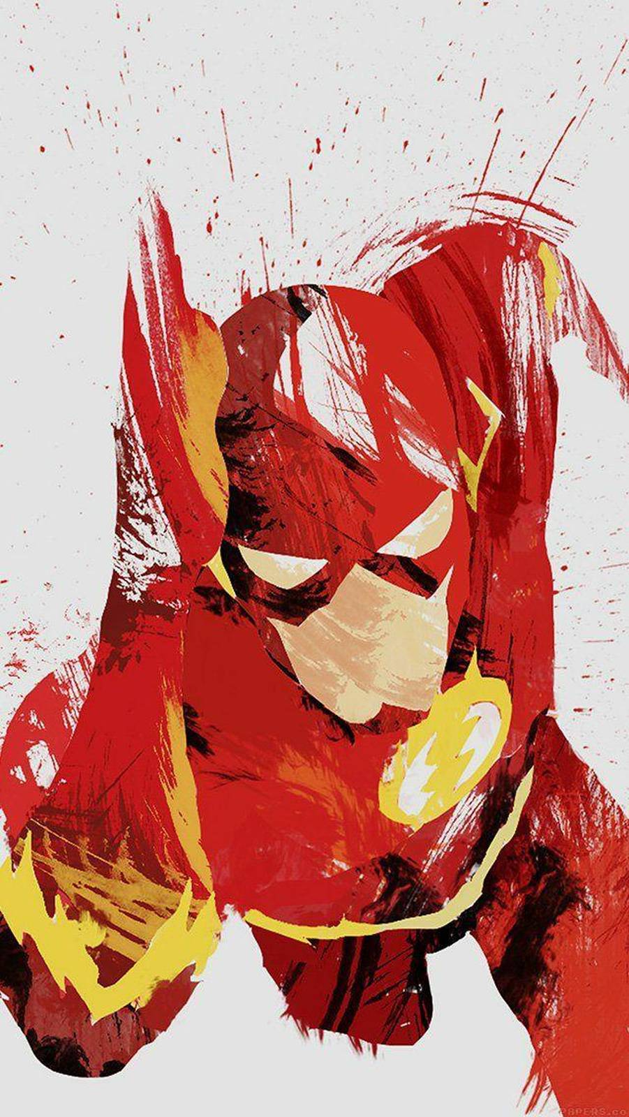 Dynamic Flash Comic Splash Art Wall Art