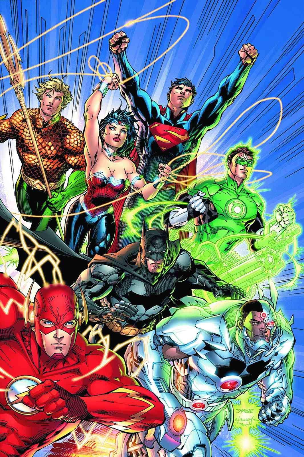 Justice League Assemble Comic Wall Art